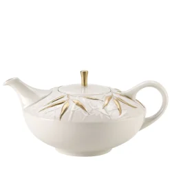 Bambù White Porcelain Teapot