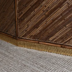 Bamboo & Brass Sideboard