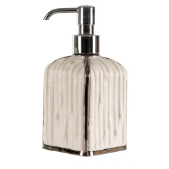 BAMBOO SOAP DISPENSER - WHITE