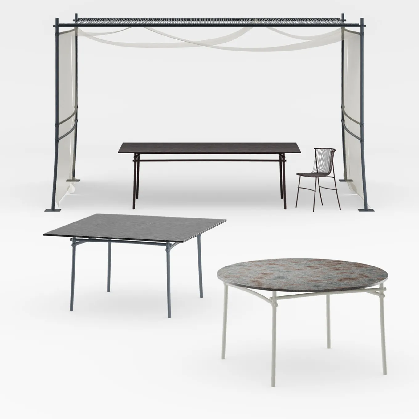 Bambusae Round Dining Table by Zanellato/Bortotto