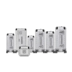 Bank S Vanity Case Moonlight Silver