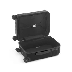 Bank Zip Deluxe Black Spinner 55 Medium Luggage