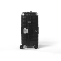 Bank Zip Deluxe Black Spinner 55 Medium Luggage