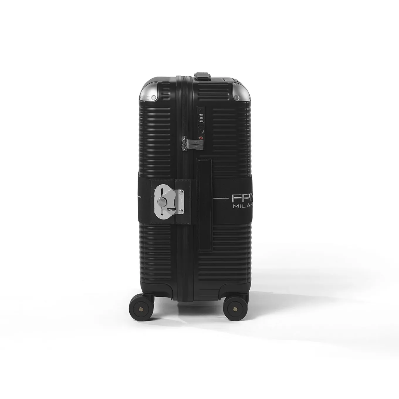 Bank Zip Deluxe Black Spinner 55 Medium Luggage