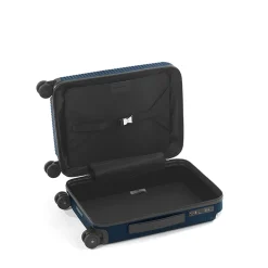 Bank Zip Deluxe Blue Spinner 55 Medium Luggage