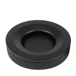 Barbados Large Black Ashtray by Angelo Mangiarotti