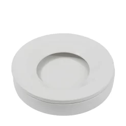 Barbados Large White Ashtray by Angelo Mangiarotti