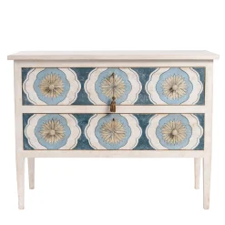 Barberini Deep Sea Blue Chest of Drawers