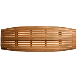 Barca Curved Oak Wood Bench