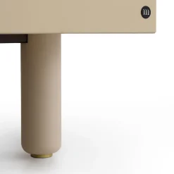 Bardot 4-Door Powder-Pink Cabinet