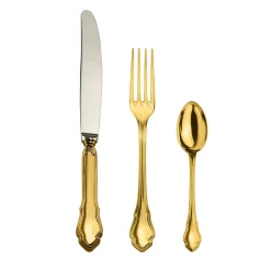 Barocco 2 Golden Fruit 3-Piece Cutlery Set