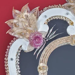Barocco Murano Glass Mirror