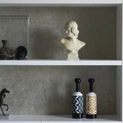 Bauhaus Orange Decorative Bottle