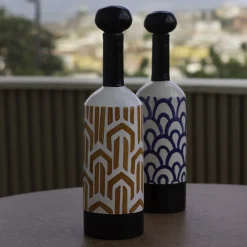 Bauhaus Orange Decorative Bottle