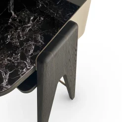 Bavero Breccia Imperiale Marble-Effect & Oak Writing Desk