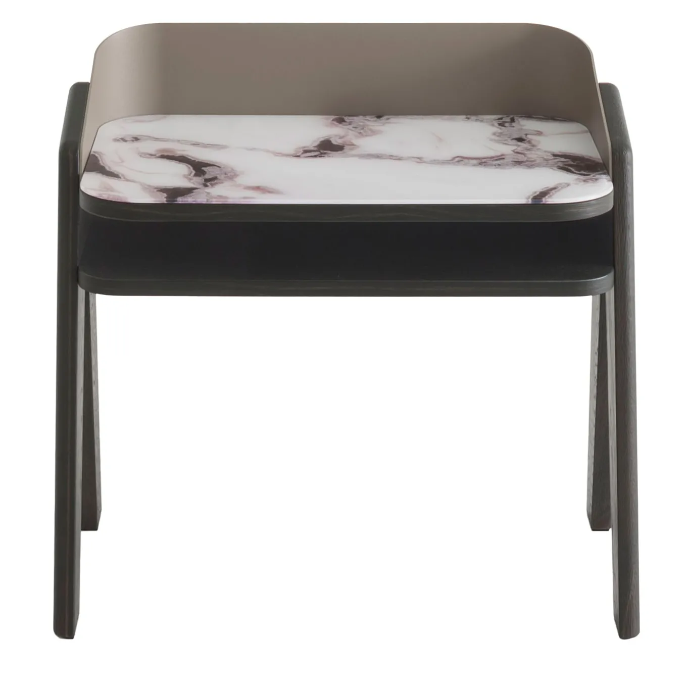 Bavero Trinity White Nightstand