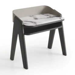 Bavero Trinity White Nightstand