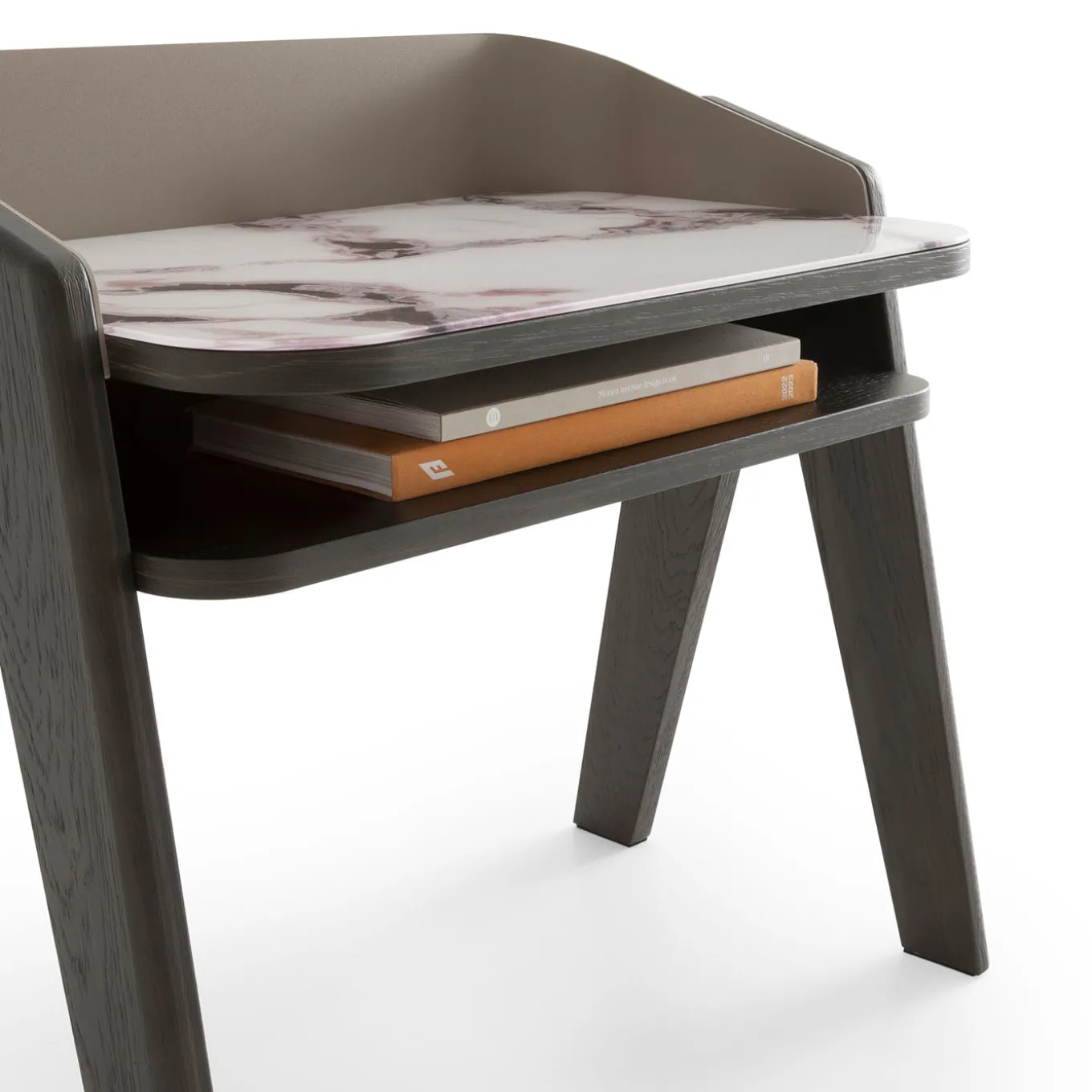 Bavero Trinity White Nightstand