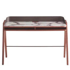 Bavero Trinity White Writing Desk