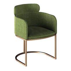B-CHAIR Modern Green Outdoor Armchair