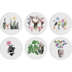 Be a Frida Set of 6 Polychrome Plates