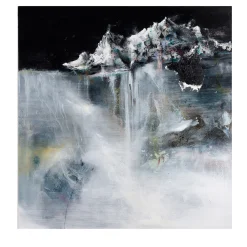 Before Me And After My Time Transitory Borders Collapse Painting