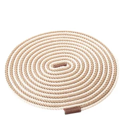 Beige & White Coiled Rope Table Mat