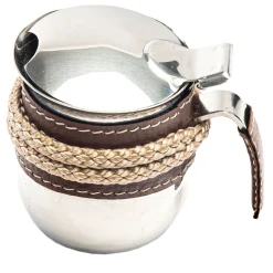 Beige and Brown Milk Jug