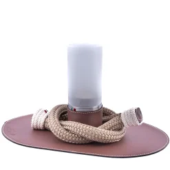 Beige Bottle Holder Knot