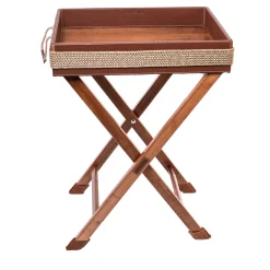 Beige Folding Bistro Table