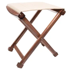 Beige Folding Stool