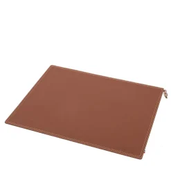 Beige Leather Desk Pad