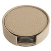 Beige Set of 6 Coasters