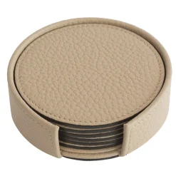 Beige Set of 6 Coasters