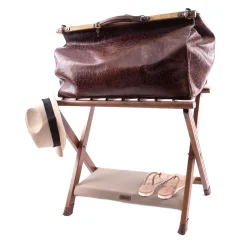 Beige Suitcase Holder