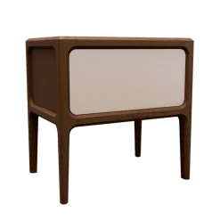 Bellagio Ash Wood Nightstand With Drawer