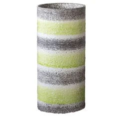 Bellagio Cylindrical Striped Polychrome Ceramic Vase