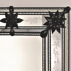 Bellini Murano Glass Mirror in Venetian Style