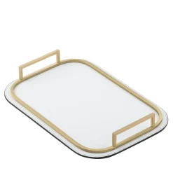 Bellini Small Rectangular Tray in Brass