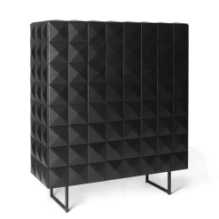 Belmondo Cabinet Black by Bruno Rainaldi