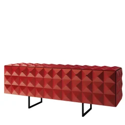 Belmondo Sideboard Red by Bruno Rainaldi