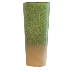 Belmont Small Speckled Green-To-Beige Vase