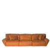 Beluga orange modular sofa