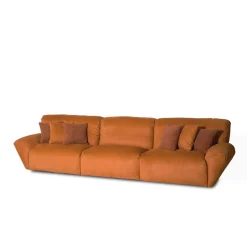 Beluga orange modular sofa