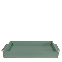 Ben Medium Smeralda Light Green Leather Tray