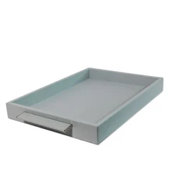 Ben Medium Stintino Light Blue Leather Tray