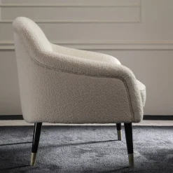 Bernadette White Armchair