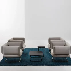 Bernard Light Gray Small Armchair