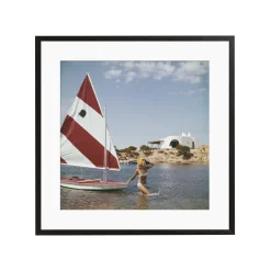 Bettina Graziani Framed Print by Slim Aarons