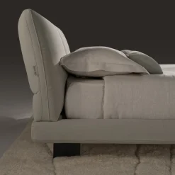 Beverly Beige Leather Bed